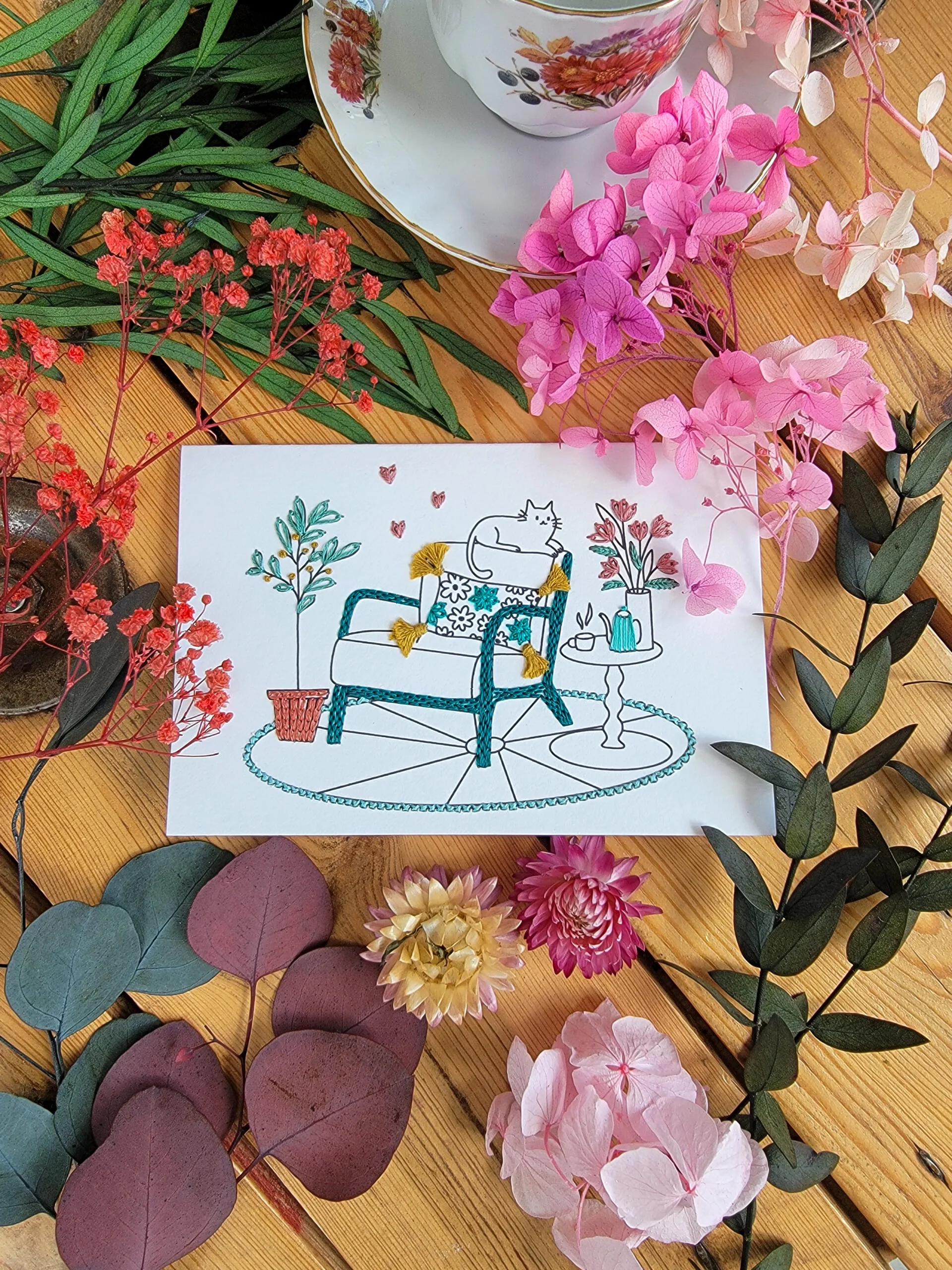 Carte à broder - Intérieur Cocooning – Image 3