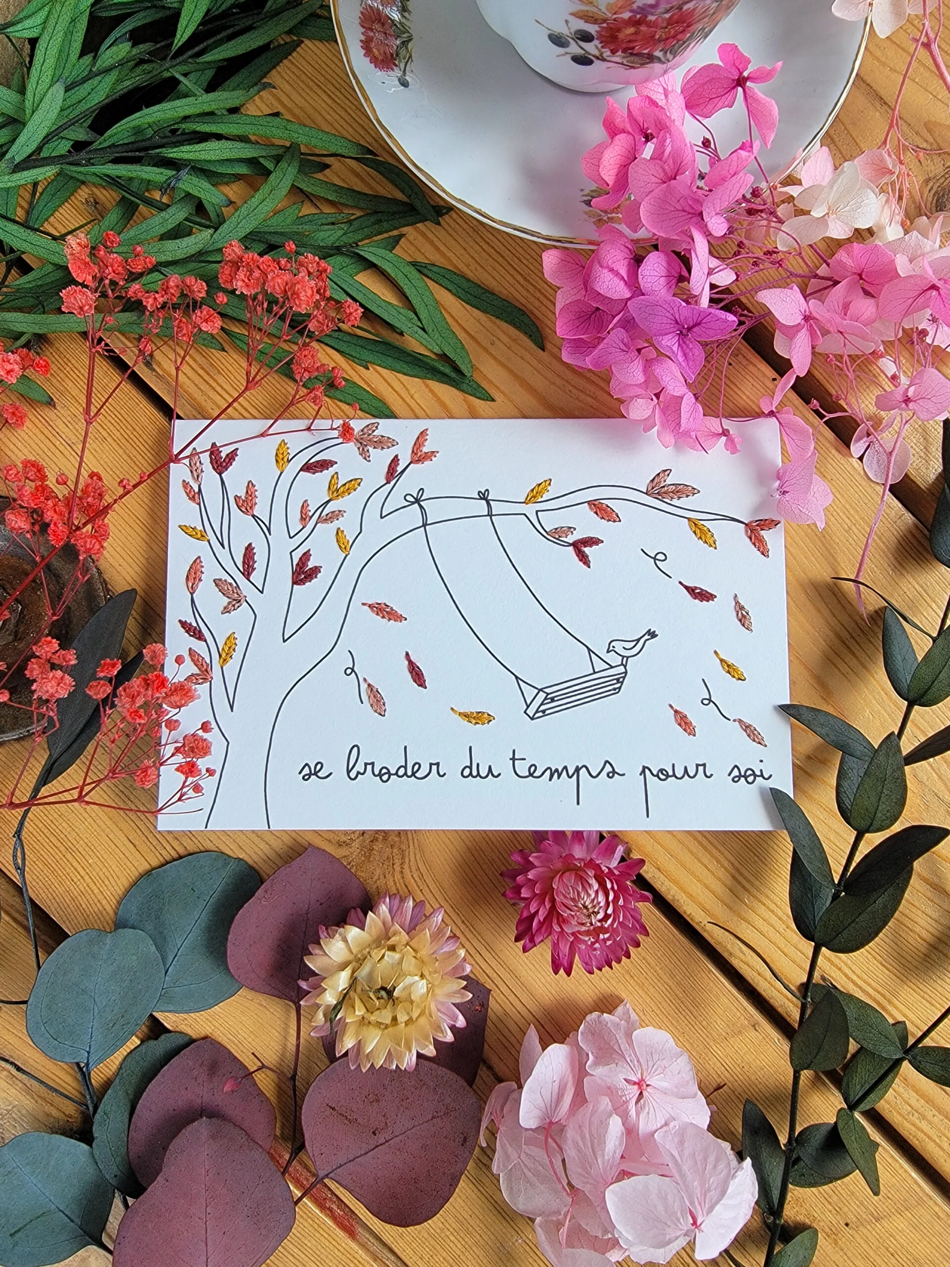 Carte à broder - Se broder du temps pour soi – Image 6