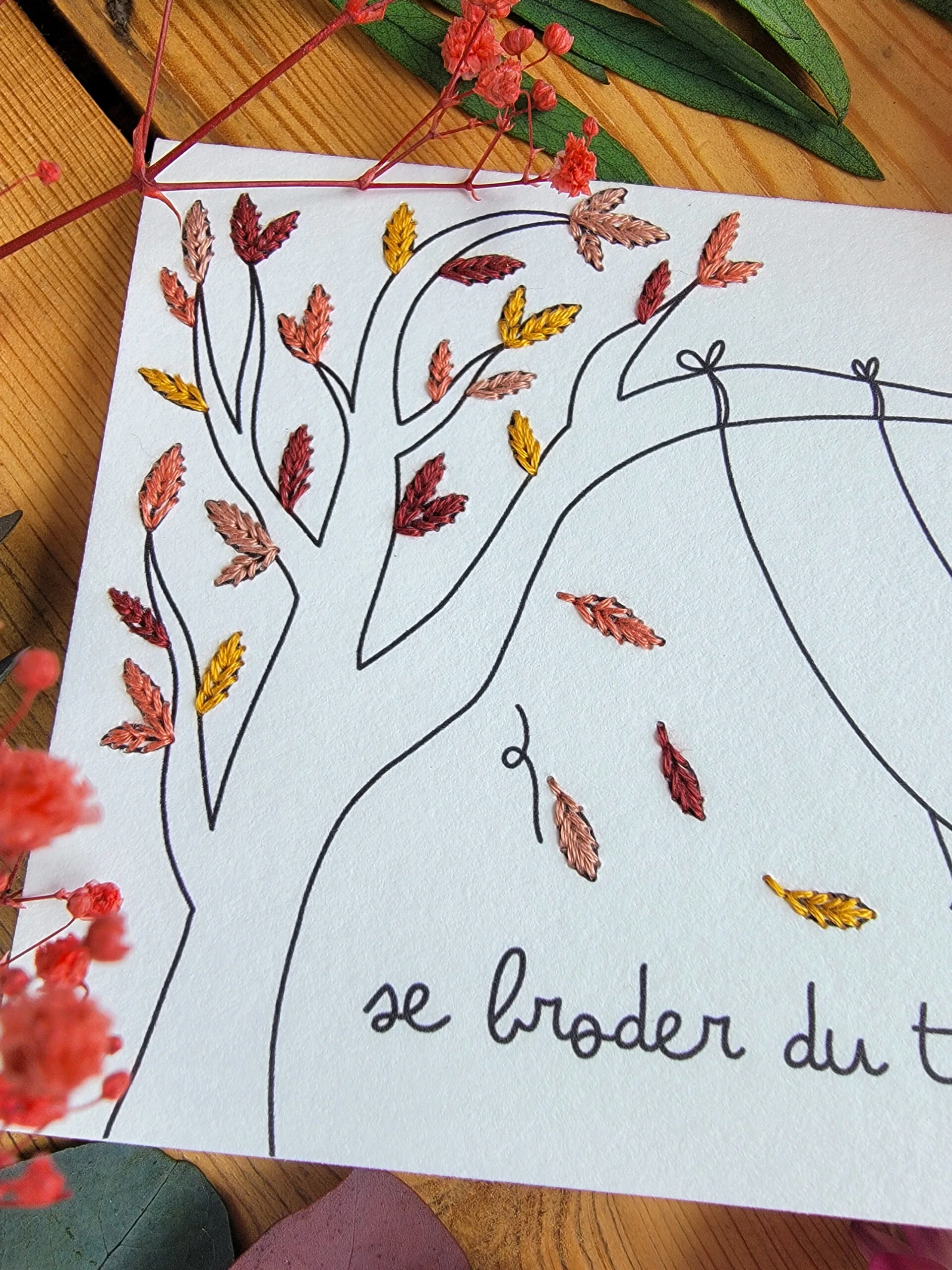 Carte à broder - Se broder du temps pour soi – Image 5
